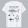 Great White Shark Anatormy T Shirt