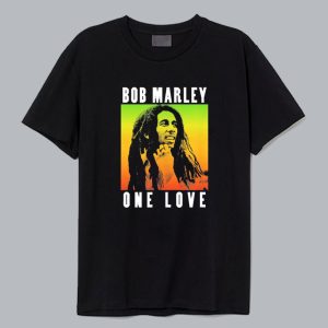 Posters Bob Marley One Love Gradient T Shirt