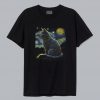 Cat van Gogh T shirt