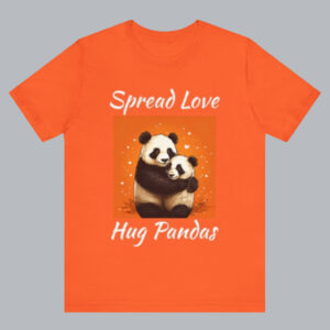 Spread Love Hug Pandas T shirt