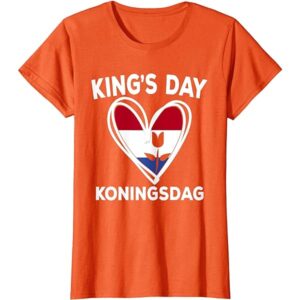 Amsterdam Koningsdag Kings Day T Shirt