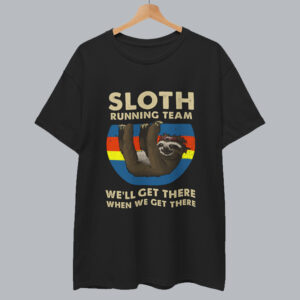 Sloth Running Team Vintage T Shirt