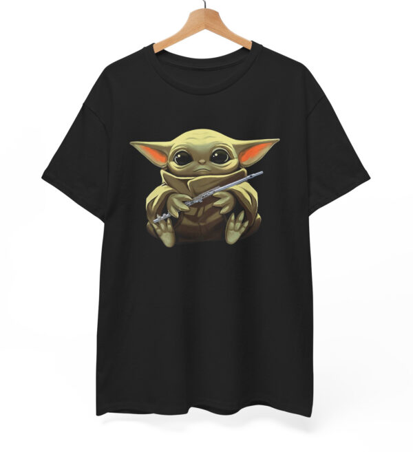 Baby Yoda Hug Flute t shirt