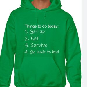 THINGS TO DO TODAY HOODY HOODIE